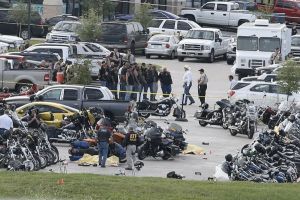 The aftermath of biker gang violence in Waco, TX. (Photo courtesty of teh A